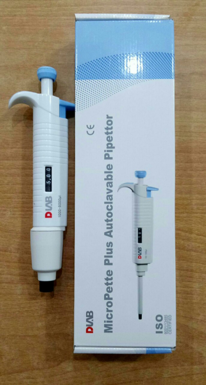 Dụng cụ hút mẫu micropipette có hấp 1 kênh 1000-5000ul dlab