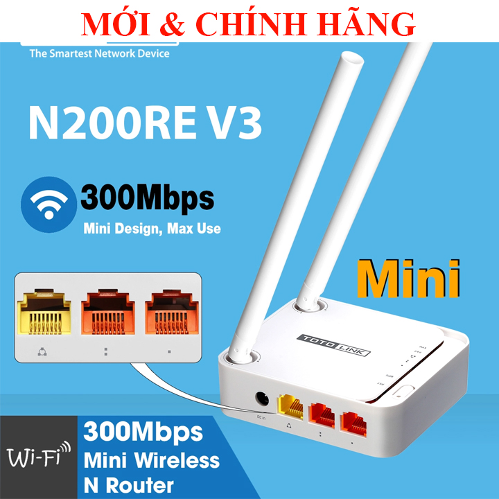 Router Wifi Băng Tần Kép AC1200 TOTOLINK A720R , N200RE