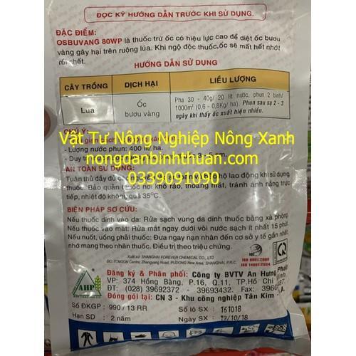 diệt ốc Osbuvang 80WP gói 100g hoạt chất Metaldehyde