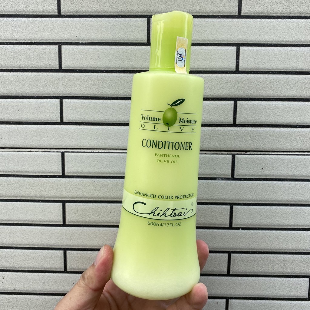 Cặp dầu gội xả siêu mượt Chihtsai Volume Moisture Olive