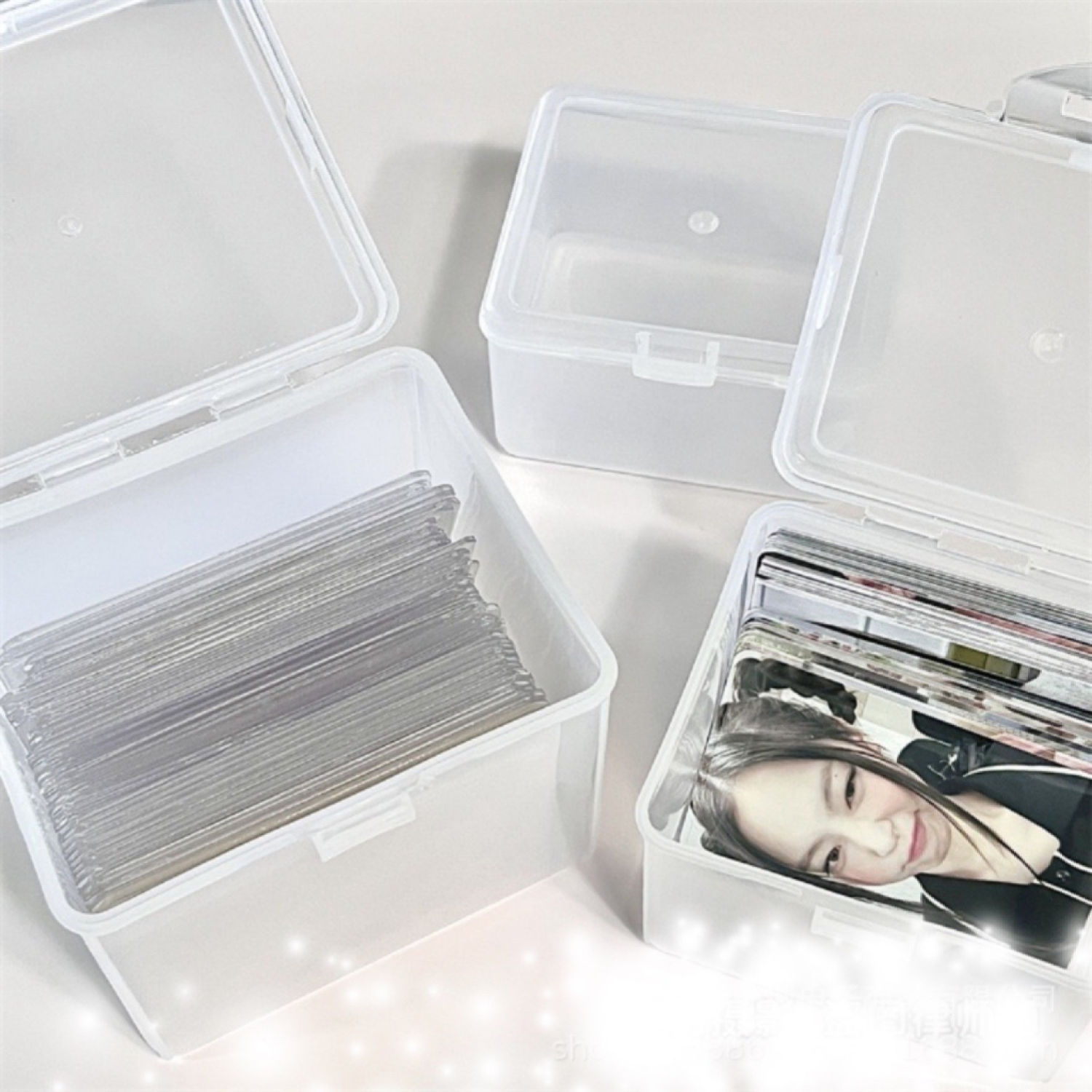 [HN19] Hộp nhựa vuông đựng card, top loader