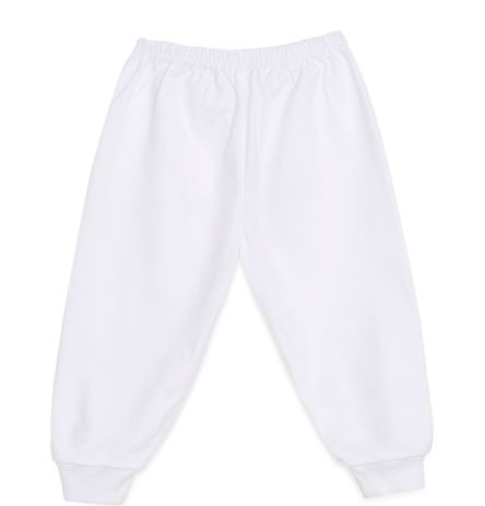 [Hello B&B] size bé 6-35kg Quần bo trắng QL0554 HELLO B&B- HELLO BB chất cotton tự nhiên 100% mềm mịn mát, có bo ở ống quần | Hellobb | Mẹ và bé Kiddy And Mommy