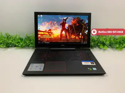 Laptop Dell Inspiron 7577: Core i7-7700HQ, RAM 8GB, SSD 128G + HDD 1TB, VGA GTX 1050Ti 4GB, Màn hình 15.6 inch FHD