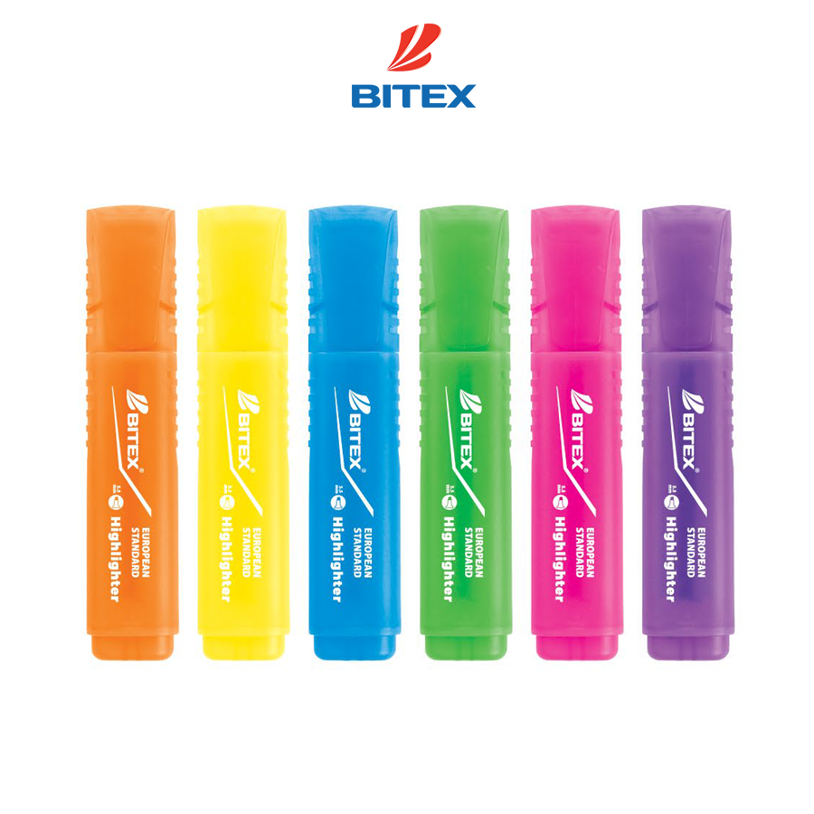 Bút dạ quang highlight Bitex HL04 nhiều màu
