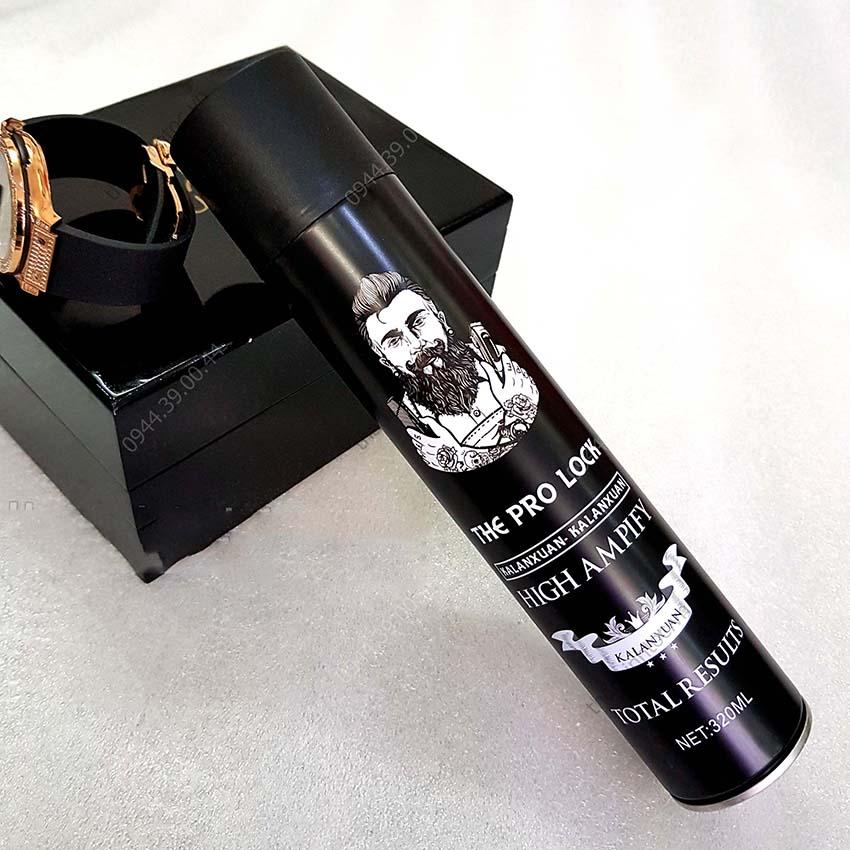 Gôm xịt tóc tạo độ phồng The Pro Lock High Ampify 420ml