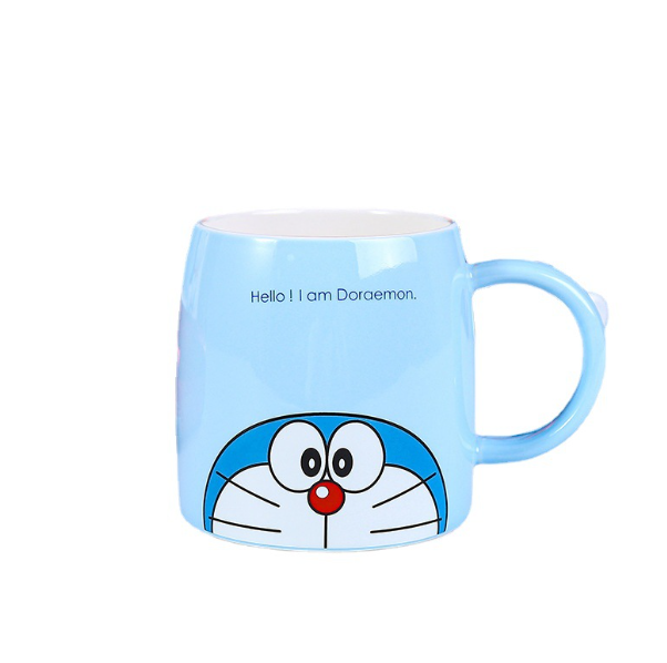 Cốc Gốm Uống Nước, Pha Sữa  Hình Doraemon Siêu Đáng Yêu, Giúp Con Ăn Uống Thích Thú, Ngon Miệng, Quà Tặng Cho Bé