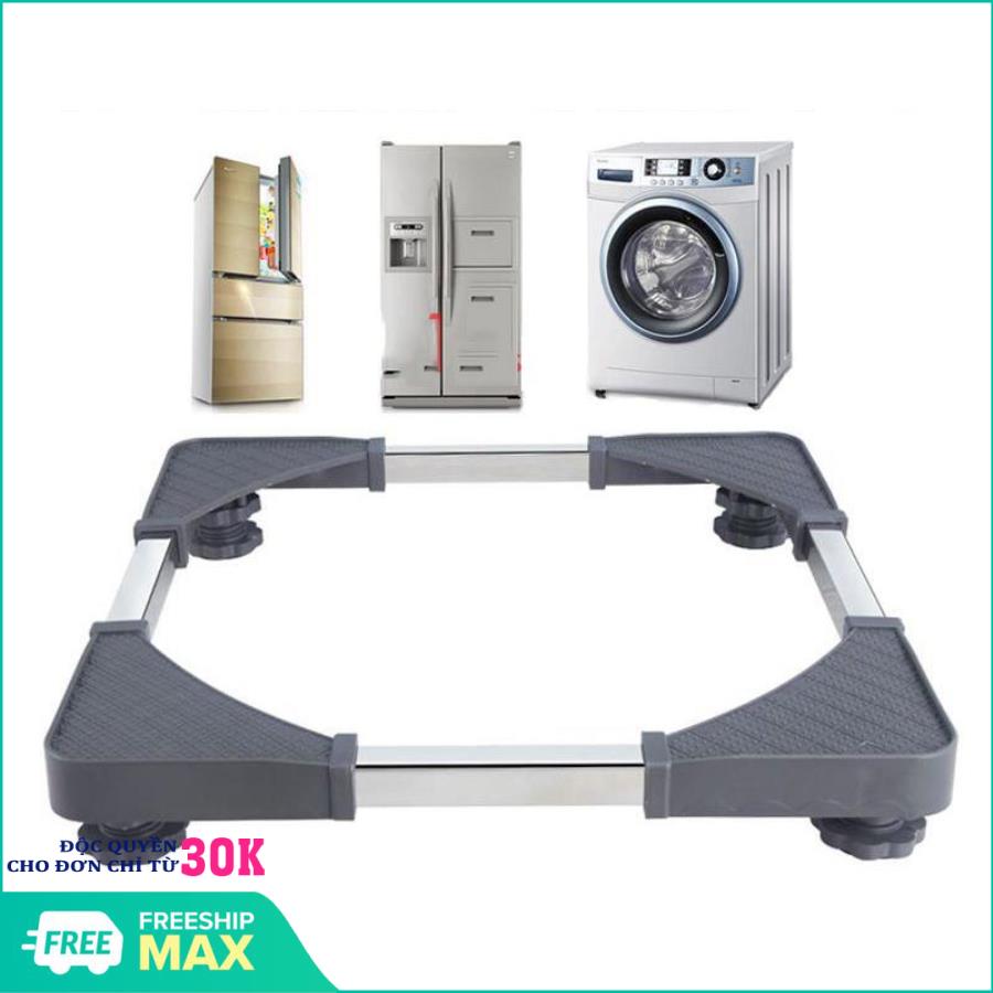 Chân Kệ Tủ Lạnh, Kệ Máy Giặt, Kệ Máy Lọc Nước Đa Năng Chất Liệu Inox 304 Bền Đẹp - Giá Đỡ Máy Giặt, Tủ Lạnh Đa Năng Thiết Kế Thông Minh Tùy Chỉnh Kích Thước Theo Sản Phẩm HÀNG VIỆT NAM CHẤT LƯỢNG CAO