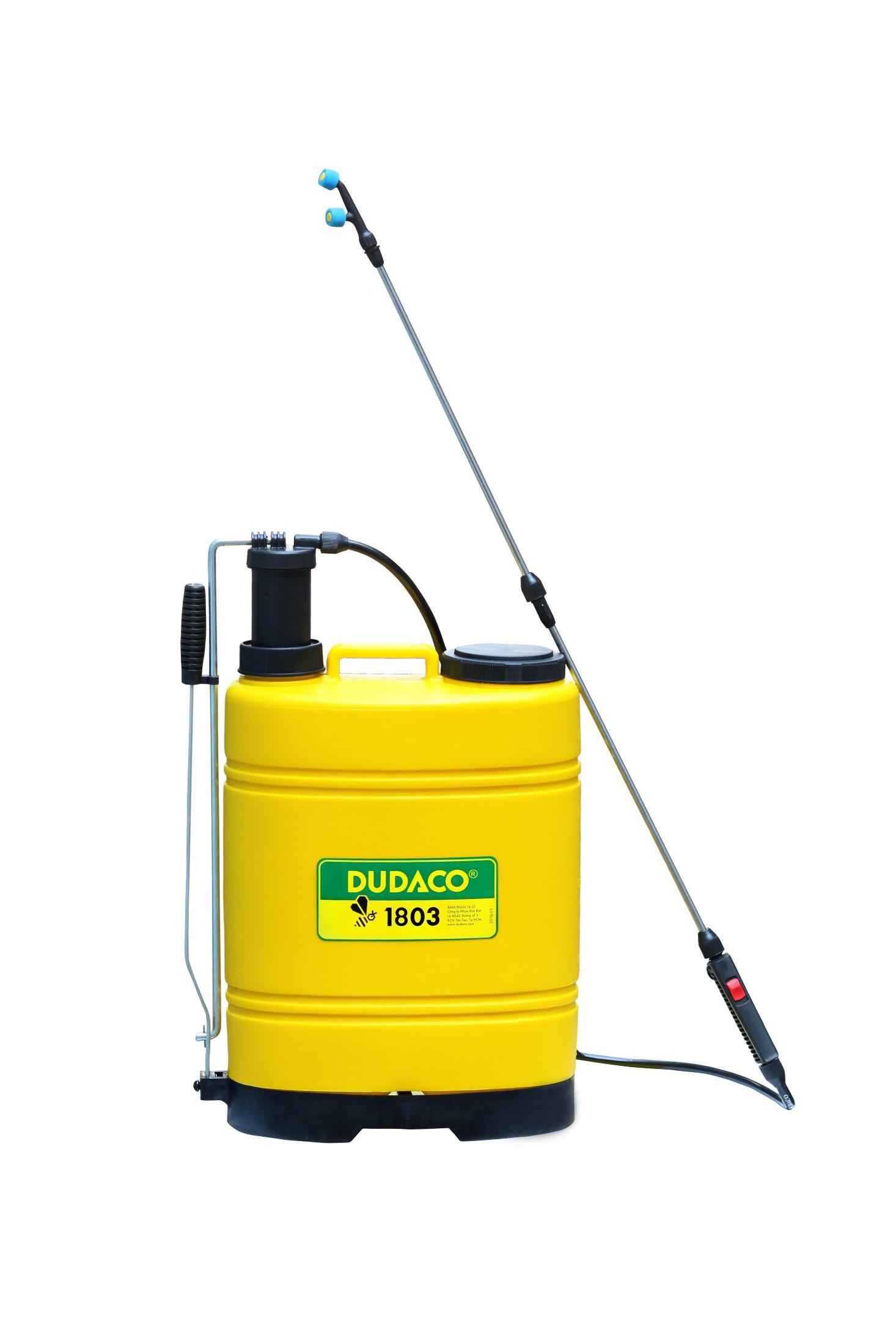 [HCM]Bình xịt 18 lít 2 cần inox Dudaco 1802 (vàng)
