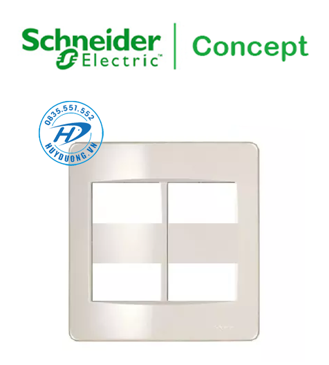 Mặt cho thiết bị size S, Concept, Schneider