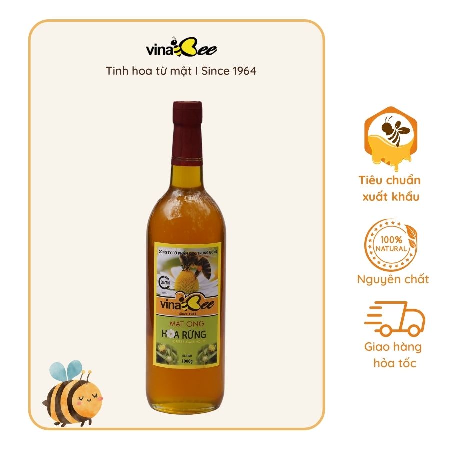 Mật ong hoa rừng 1000g