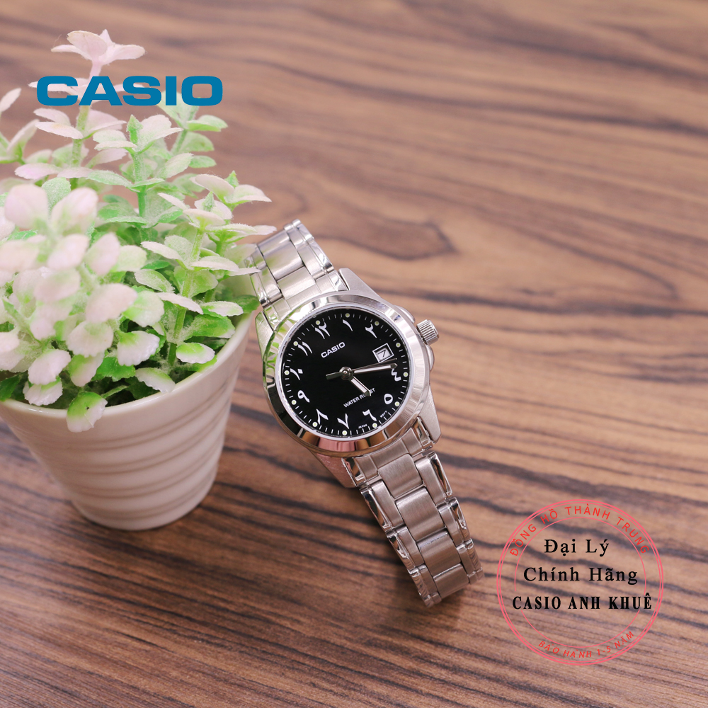 Đồng hồ nữ Casio LTP-1215A-1B3DF dây kim loại
