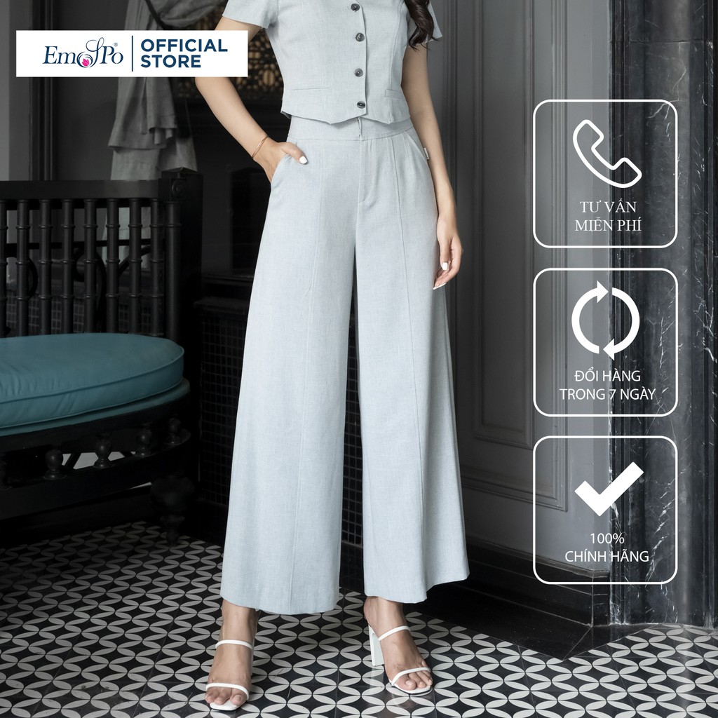 Quần suông, túi chéo emspo ql1255