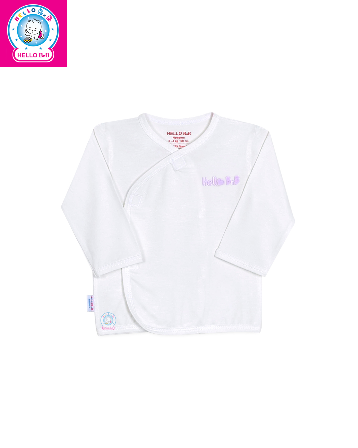 Áo dán xé trắng tay dài Bamboo ASS0055 - HELLO BnB