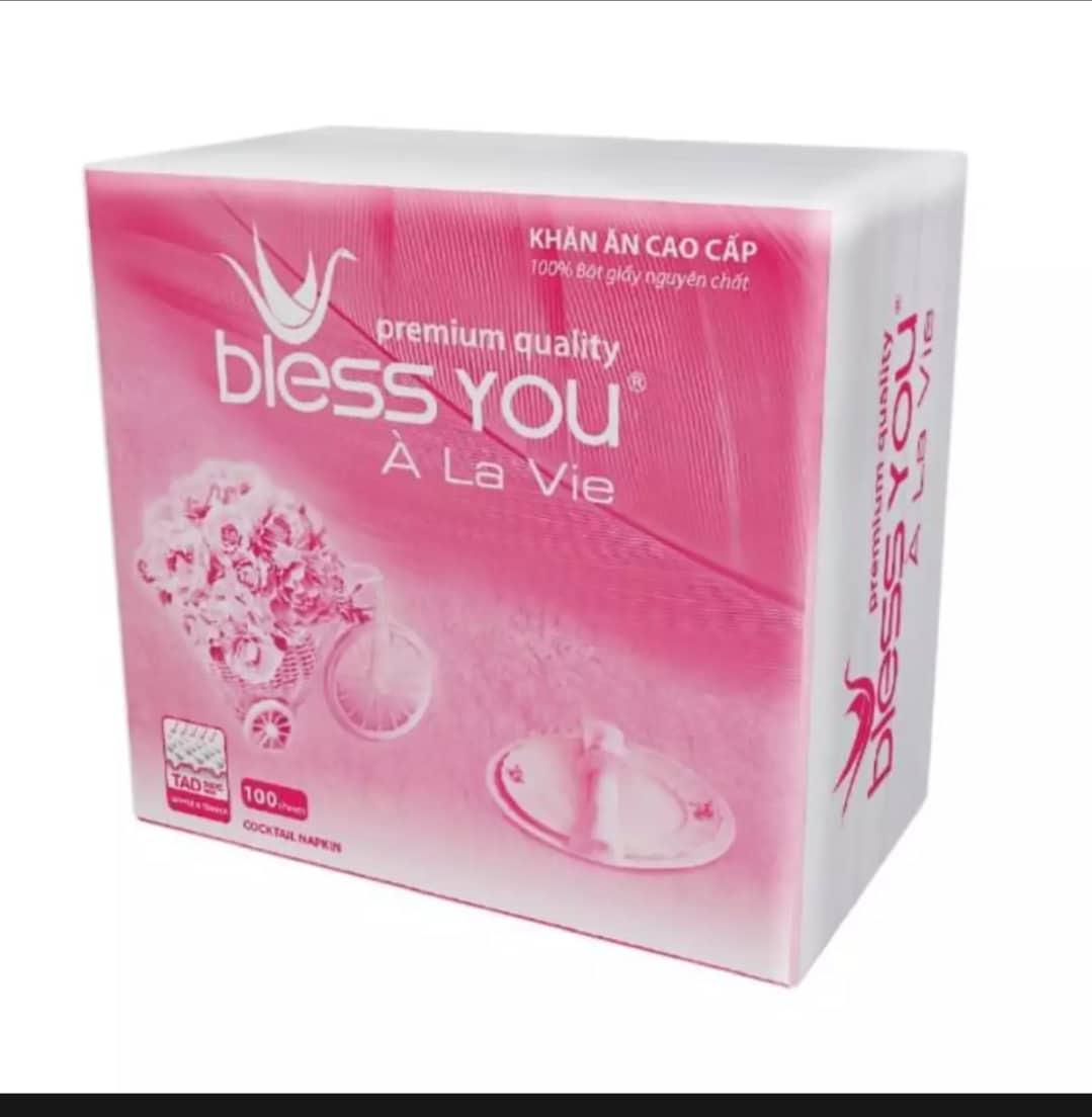 [HCM]combo 4 giấy ăn bless you 100t 33 x 33 cm