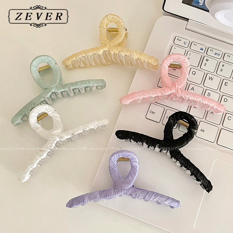 【ZEVER】Kẹp Tóc Hoa Hàn Quốc Đơn Giản Mới 2023