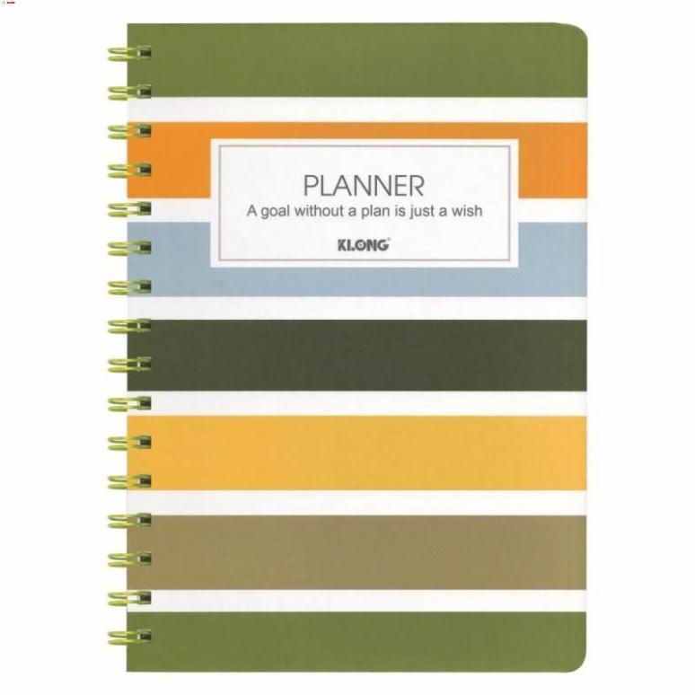 -Sổ kế hoạch (Planner) lò xo kép A5 72,4g/m2; MS: 945 [Klong]
