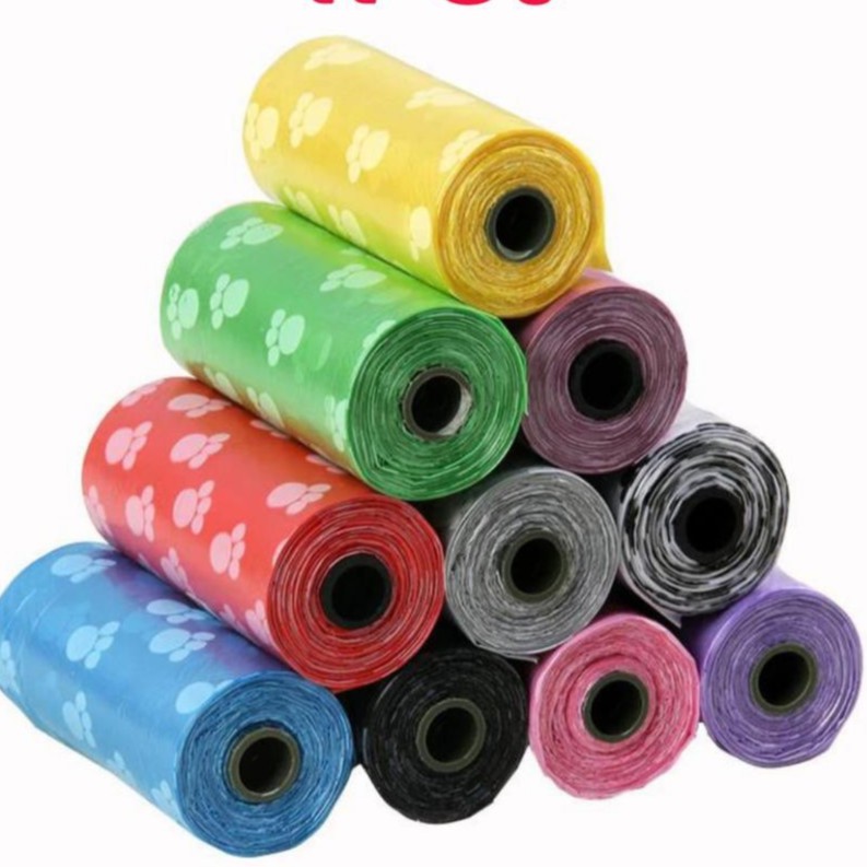 Cuộn Rác Túi Nilon Dọn Phân Cho Thú Cưng Chó Mèo - Leon Pet Store