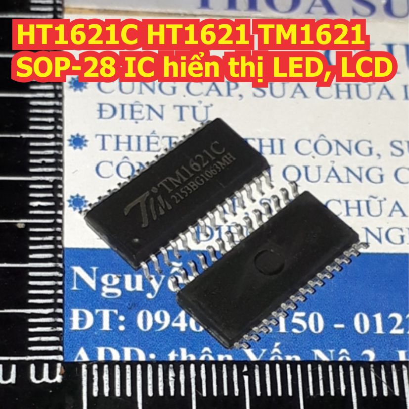 3 con ht1621b ht1621 tm1621b tm1621c 1621 ssop-48 ic hiển thị led, lcd kde3040