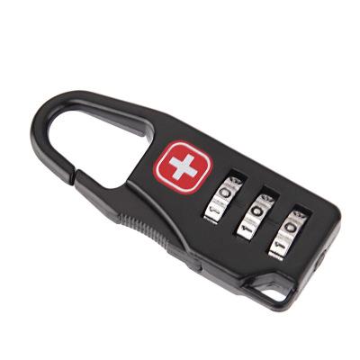 Number Keychain for Backpacks, Suitcases (Black)