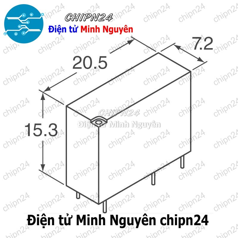 [1 con] (F202.7) Relay Omron G5NB-1A-E 24VDC (4 Chân) - HH003136