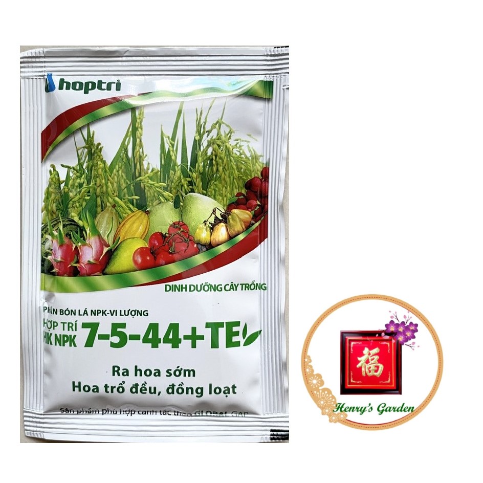 Hk npk 7-5-44+te phân bón lá npk vi lượng - #220a# 40g
