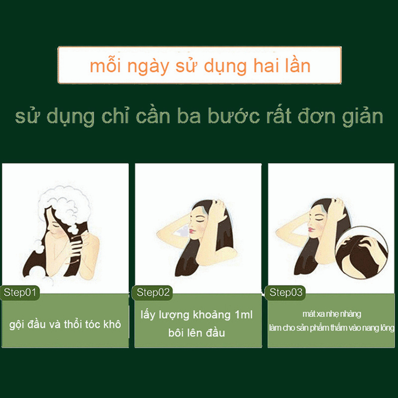 Thuốc mọc tóc serum kích mọc tóc chống rụng tóc kích mọc tóc chăm sóc tóc 30ml  kích thích mọc tóc nhanh làm dày