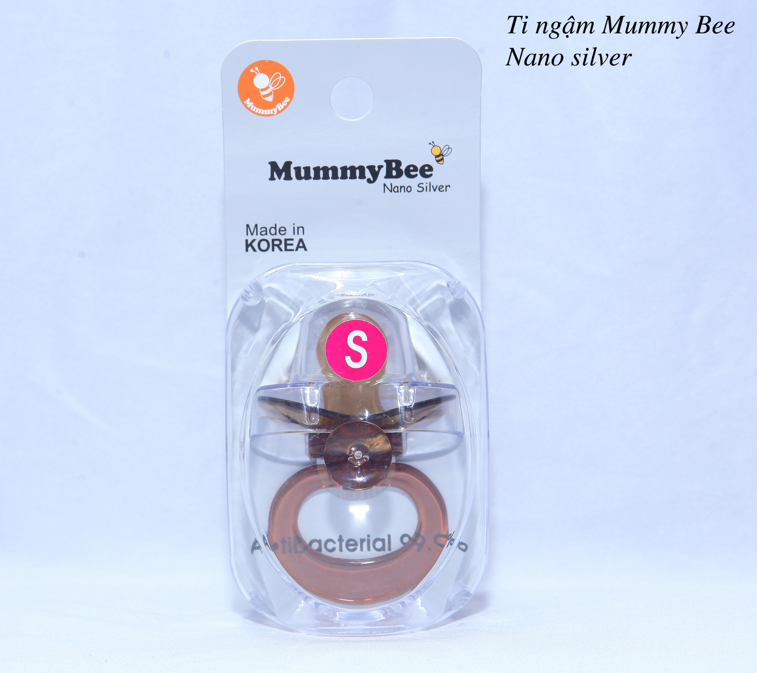 Núm ty ngậm Mummybee Nano silver