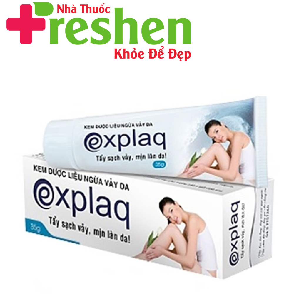 Kem Explaq hỗ trợ giảm vảy nến, á sừng, mềm da từ thảo dược 35g