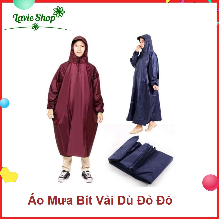 Áo Mưa Bít Vải Dù Siêu Bền  - Cao Cấp 1.4m