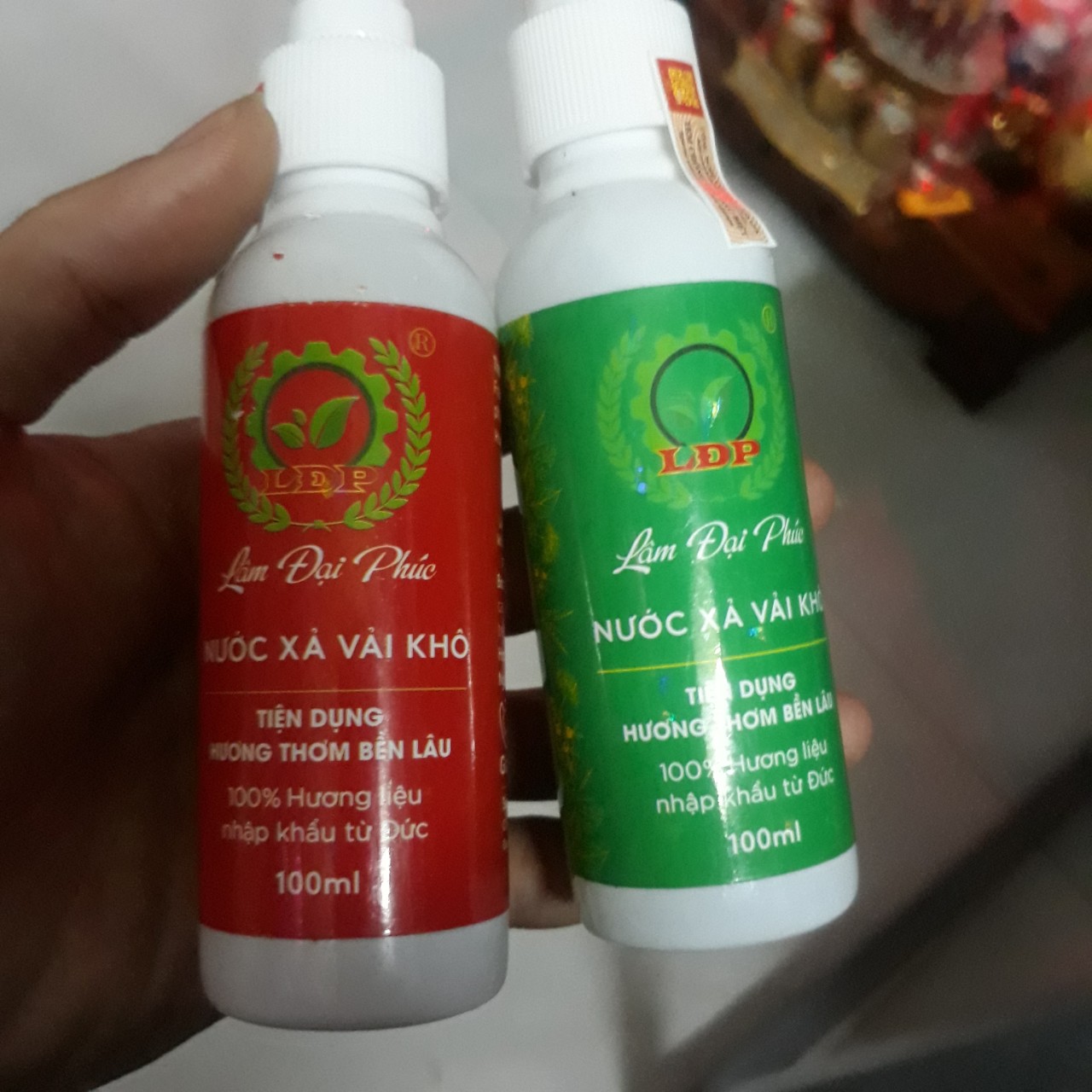 combo 2 chai xả vải khô hương comfor và domy LĐP