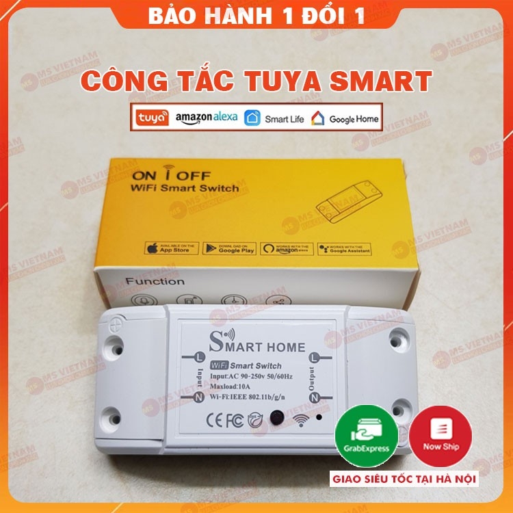 Công Tắc TUYA Wifi+ Bluetooth Điều Khiển Từ Xa Tuya Basic