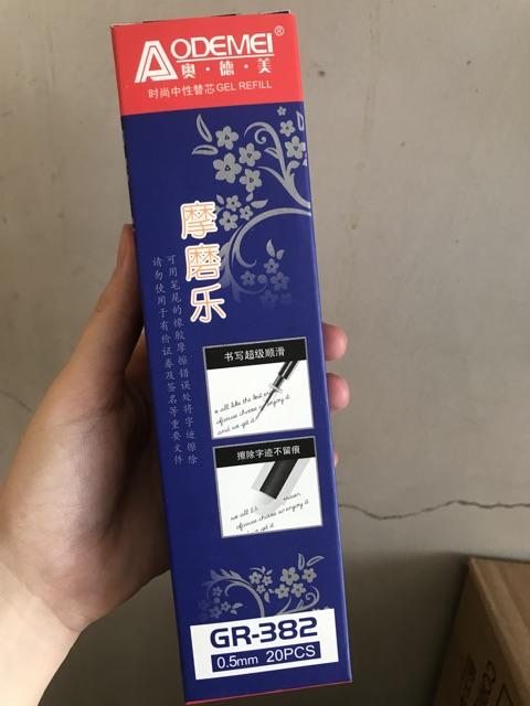 20 RUỘT VIẾT XÓA ĐƯỢC NGÒI 0.5MM CAO CẤP ( MÀU TÍM, MÀU XANH )