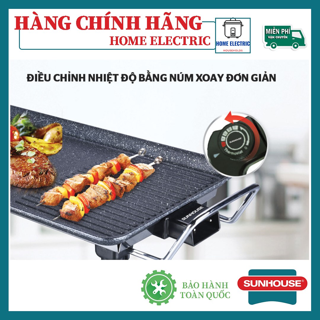 BẾP NƯỚNG ĐIỆN SUNHOUSE SHD4607