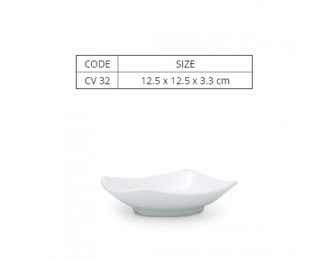Chén Nhựa Vuông Horeca Melamine-CV32