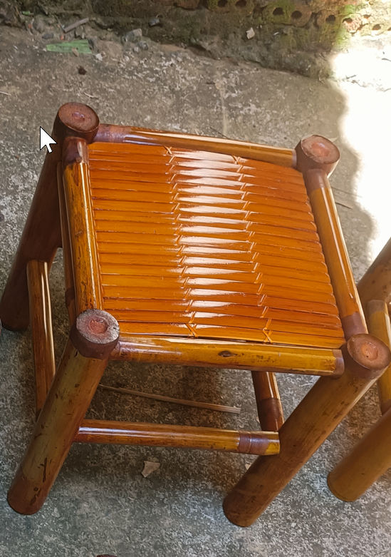 Ghế đôn bằng tre tự nhiên