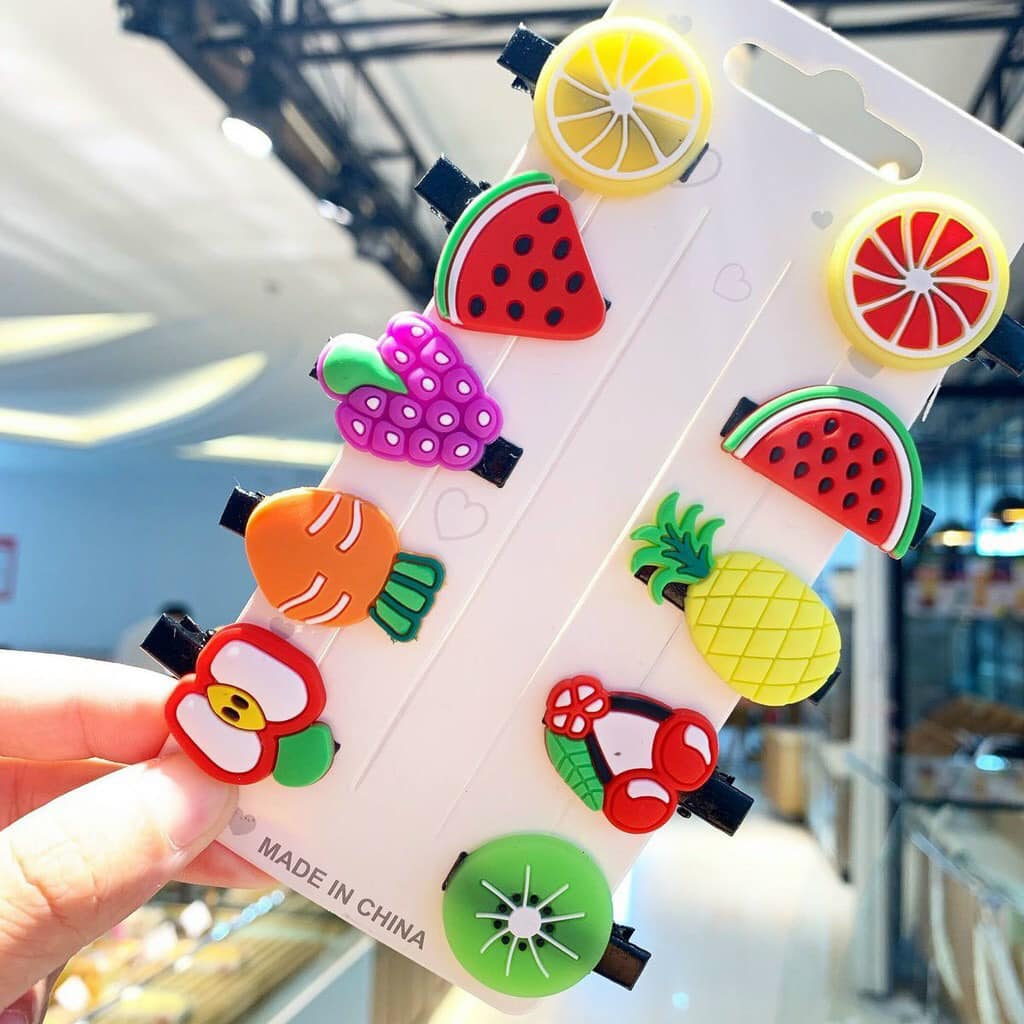 Set 10 kẹp tóc cho bé