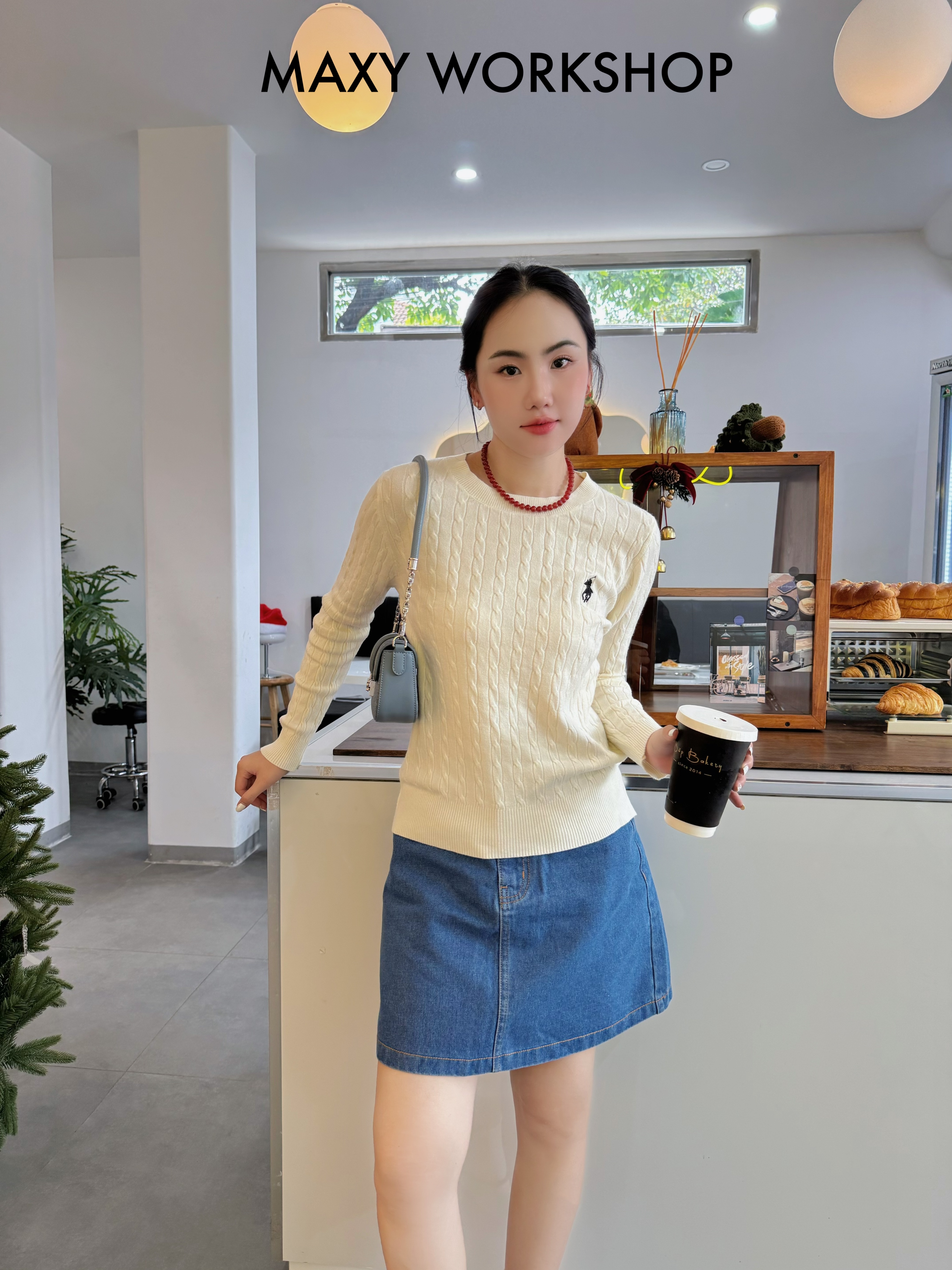 Quần váy nữ cá tính Jeans Skirt Maxy Workshop