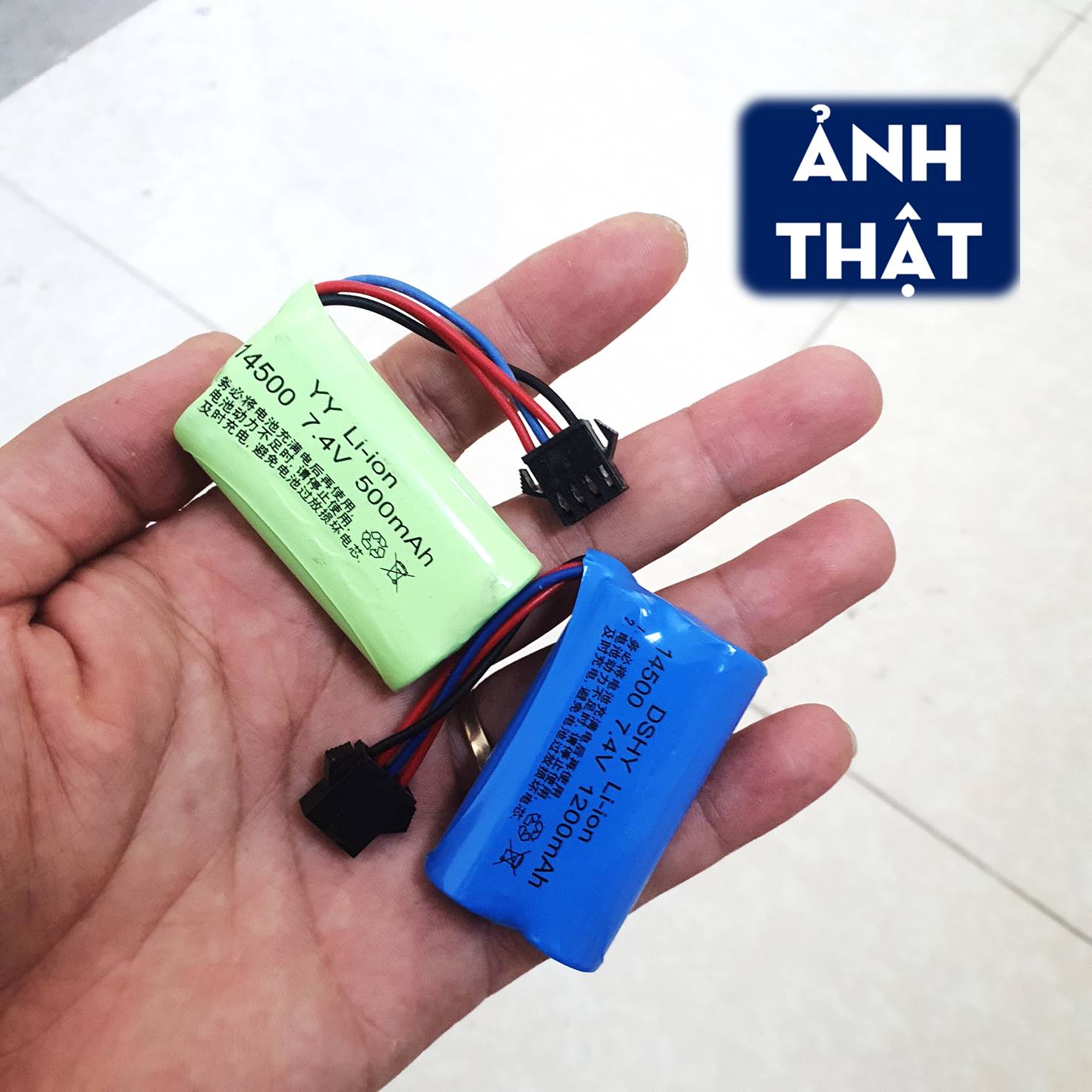 Pin Sạc Lithium 7.4V Cổng SM-4P 14500