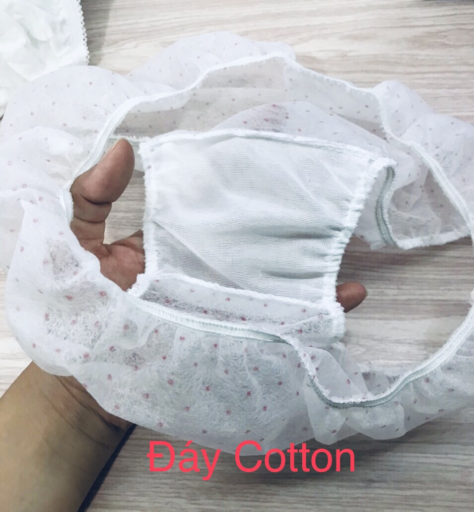 Quần Lót Giấy MAMA sử dụng 1 lần 1 gói 5 chiếc (MSP: Đáy Cotton - 2lớp đáy)