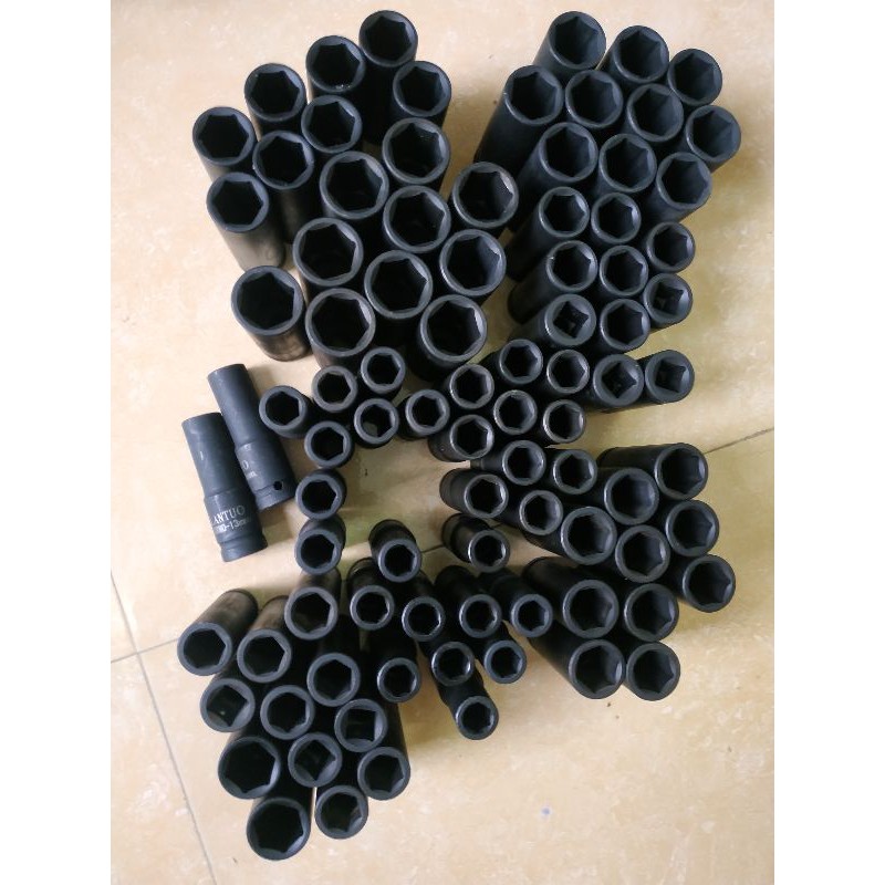 Khẩu tuýp đen dài tay 1/2