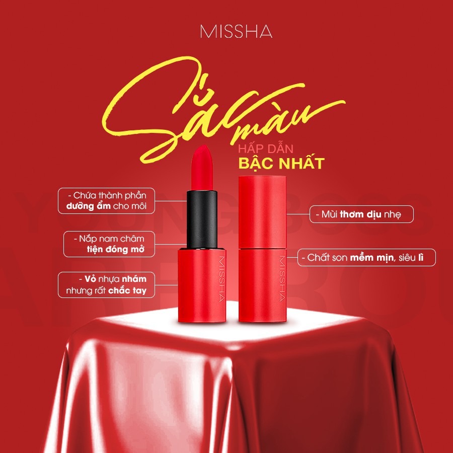 [Gift] Son Lì MISSHA Dare Rouge 3.5g