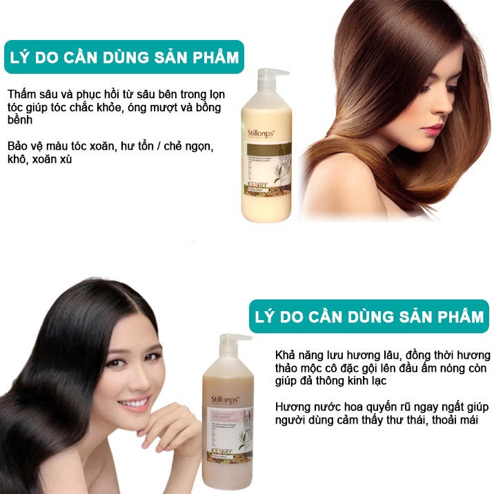 Dầu gội đầu dưỡng sinh STILLONPS KENRY - 1000ml