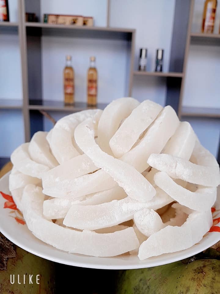 1KG Mứt Dừa Sáp Loại 1 Thượng Hạng