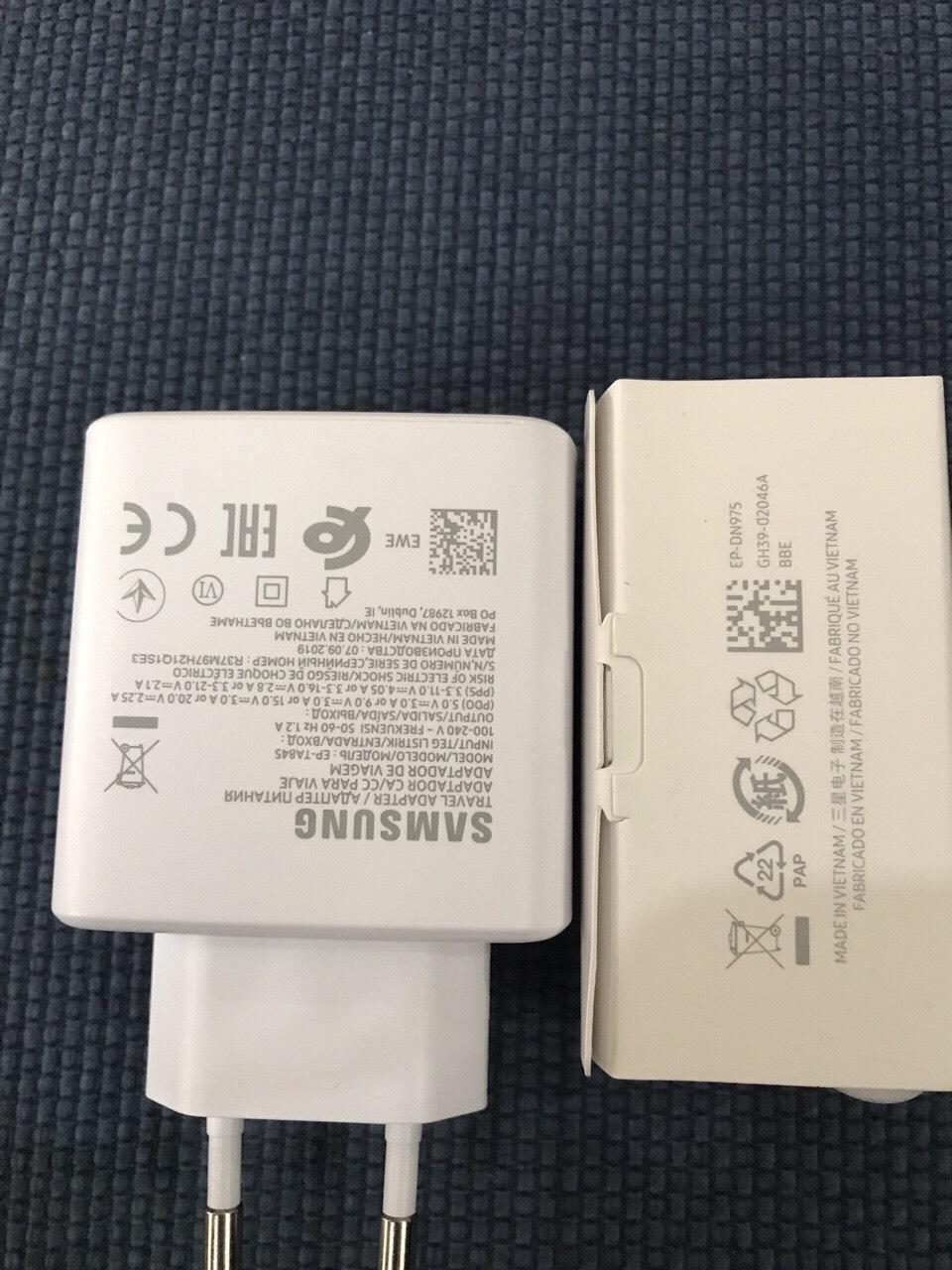 Sạc siêu nhanh 45W Super Fast Charging Samsung Galaxy Note 10 Note 10 Plus