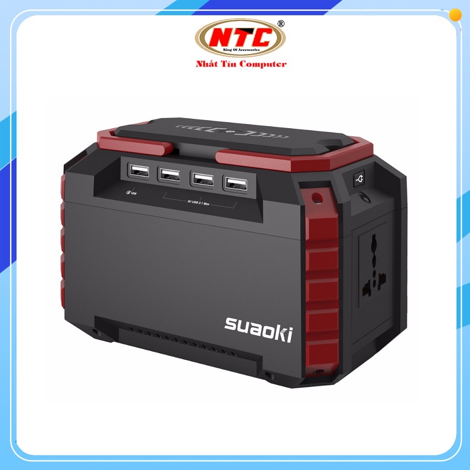 Trạm phát điện di động đa năng suaoki s270 40500mah, out ac 110v/150w, out dc 12v/15a 180w - nhất tín computer