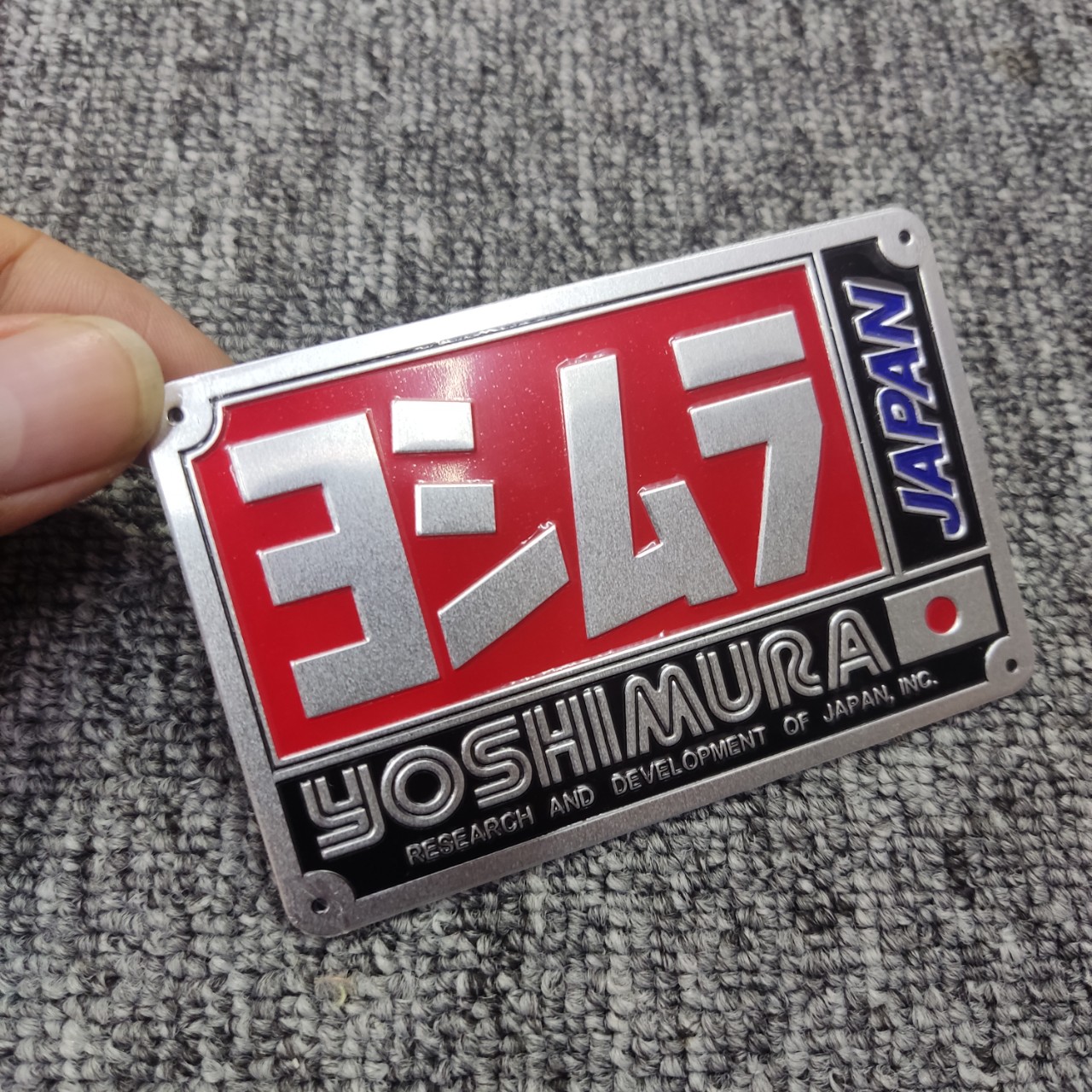 Tem nhôm dán Pô Yoshimura siêu chất
