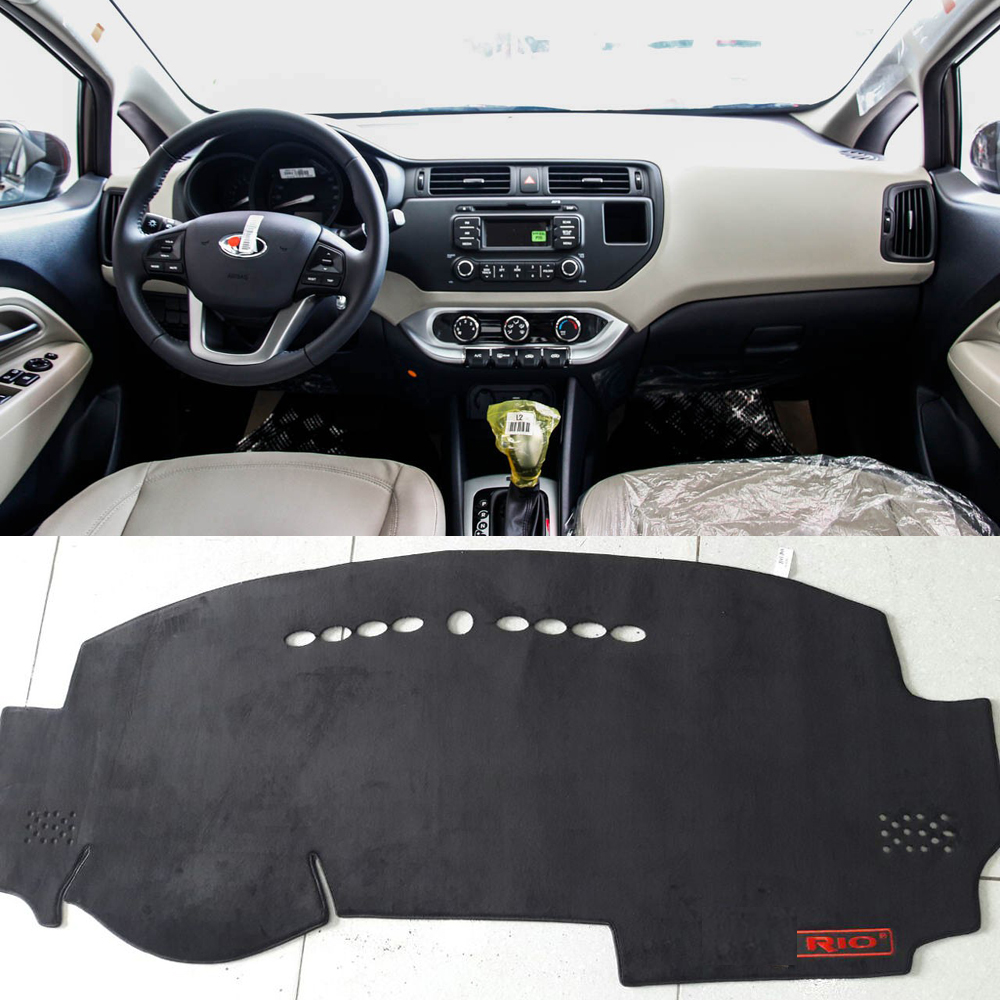 Thảm Taplo Kia Rio Chống Trượt 3 Lớp Hàng Loại 1 CHẤT LIỆU NHUNG MỊN