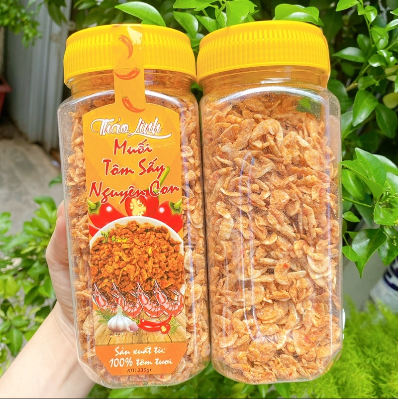 MUỐI TÔM SẤY NGUYÊN CON THẢO LINH