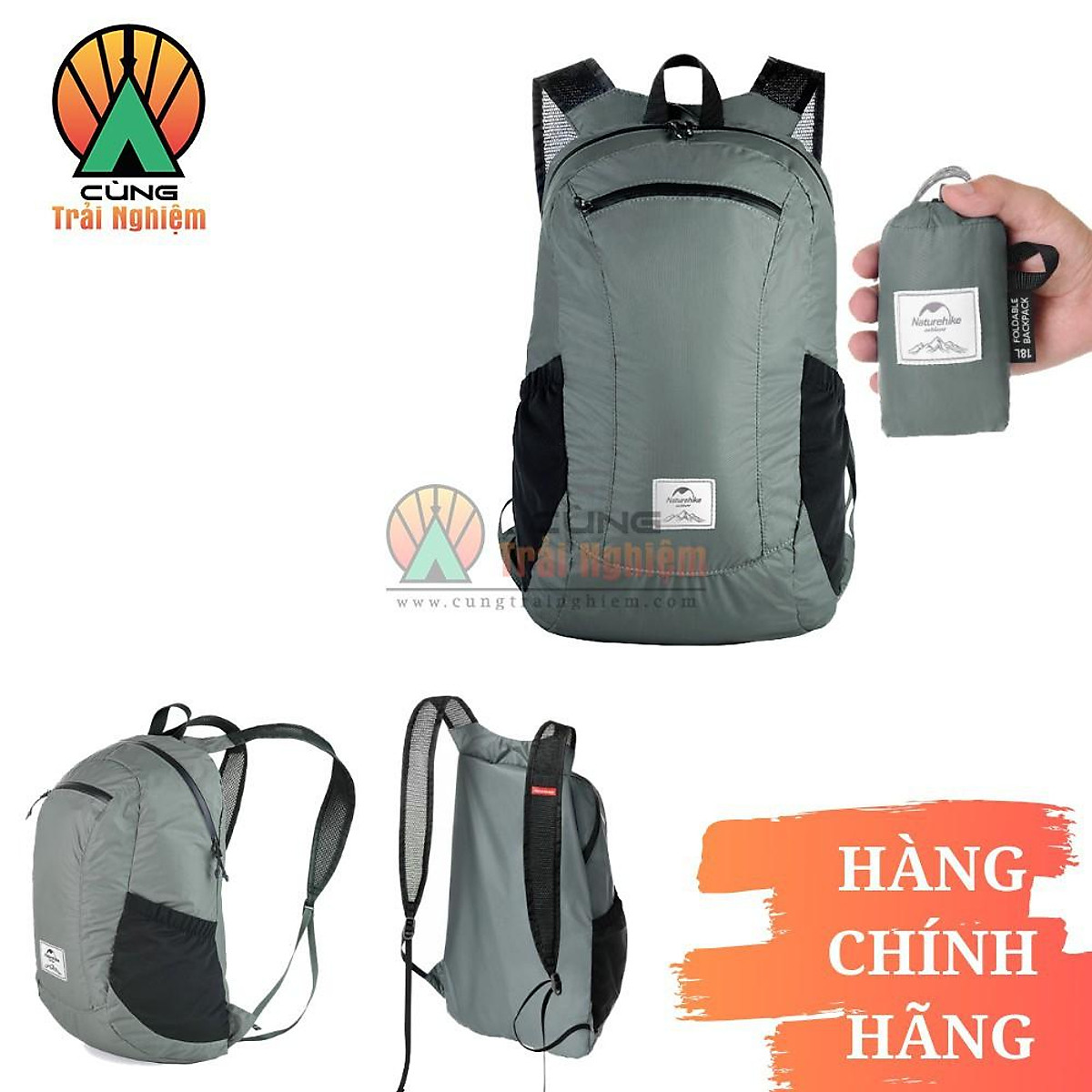 Balo gấp gọn NatureHike NH17A012-B 18L