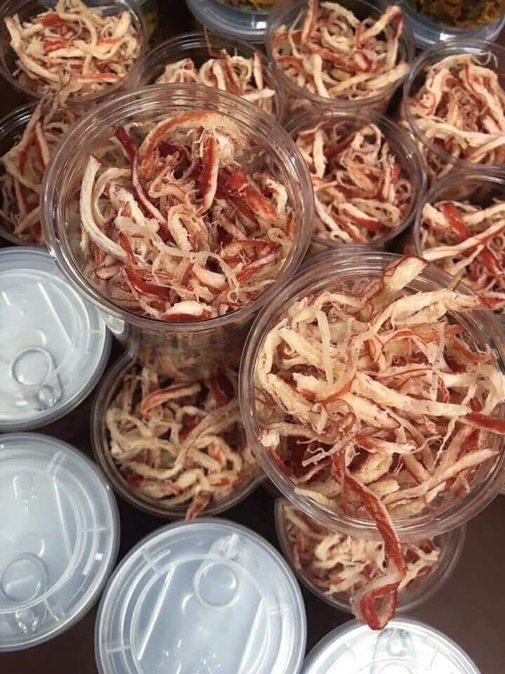 khô mực xé hấp nước dừa 300gr